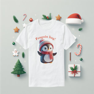 Cute Penguin hugs T Shirt