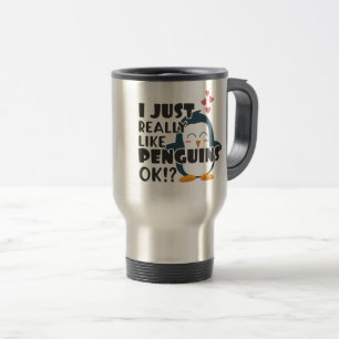 Cute Penguin, jag bara Verkligen som Penguins. Resemugg