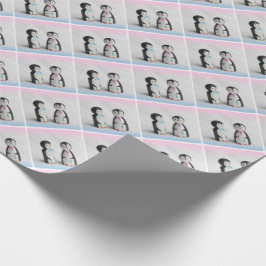 Cute Penguin jul Presentpapper