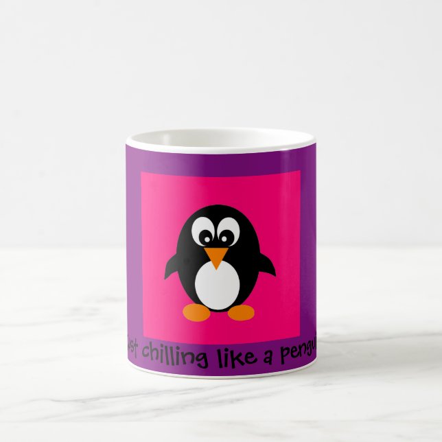 Cute Penguin Kaffemugg (Center)