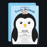 Cute Penguin Kids första födelsedag Inbjudningar<br><div class="desc">Fira din speciella barn Cute Penguin Kids Första födelsedag. Den här designen har en söt Penguin i en party-hatt. Du kan anpassa detta ytterligare genom att klicka på knappen "PERSONALIZE". Matcha artiklar i vår butik för ett helt tema i party. Kontakta oss på ThePaperieGarden@gmail.com för ytterligare frågor.</div>