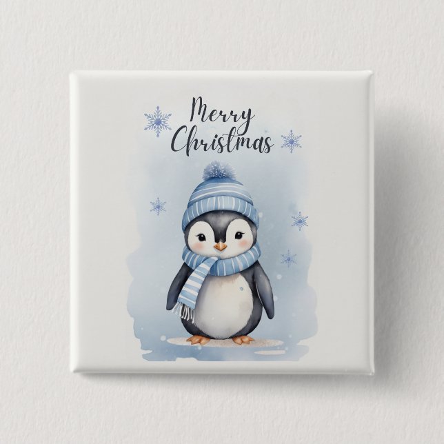 Cute Penguin Knapp (Framsida)