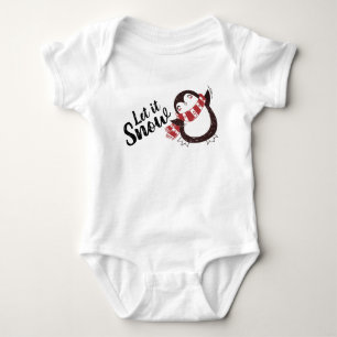Cute Penguin Låt det snöa jul T Shirt