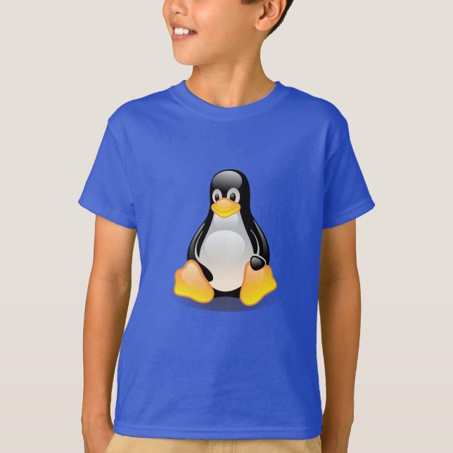 Cute Penguin | Linux-Logotyp | Penguin T Shirt (Framsida)