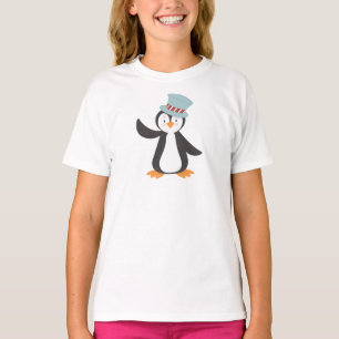 Cute Penguin, Little Penguin, Penguin with Hat T Shirt