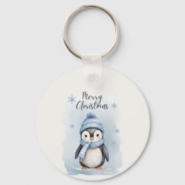 Cute Penguin Nyckelring