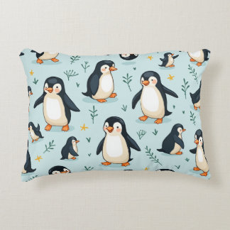 Cute Penguin Pillow 2 Prydnadskudde