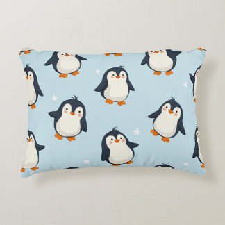 Cute Penguin Pillow 3 Prydnadskudde