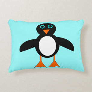 Cute Penguin Pillow Prydnadskudde