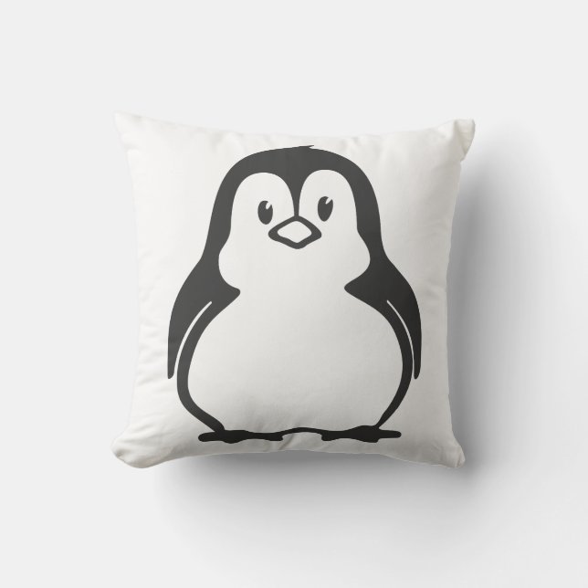 CUTE PENGUIN PILLOWS KUDDE (Framsida)