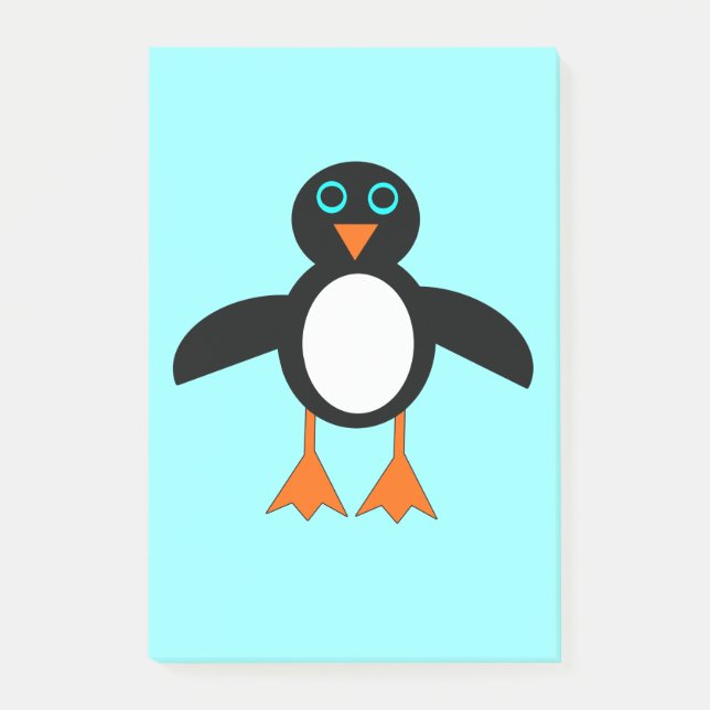 Cute Penguin Post har anteckningar Pad Post-it Block (Framsida)