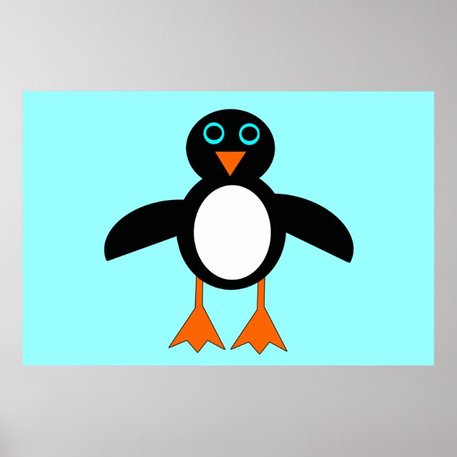 Cute Penguin Poster (Framsidan)