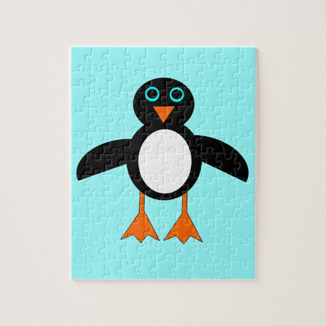 Cute Penguin Puzzle Pussel (Vertikal)