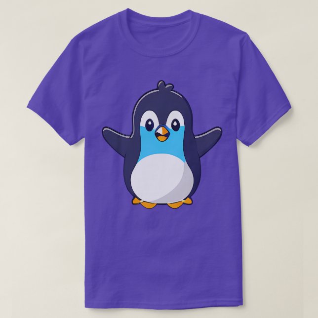 Cute Penguin T Shirt (Design framsida)