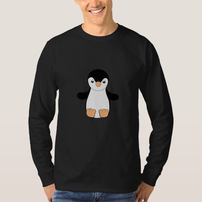 Cute Penguin T Shirt (Framsida)
