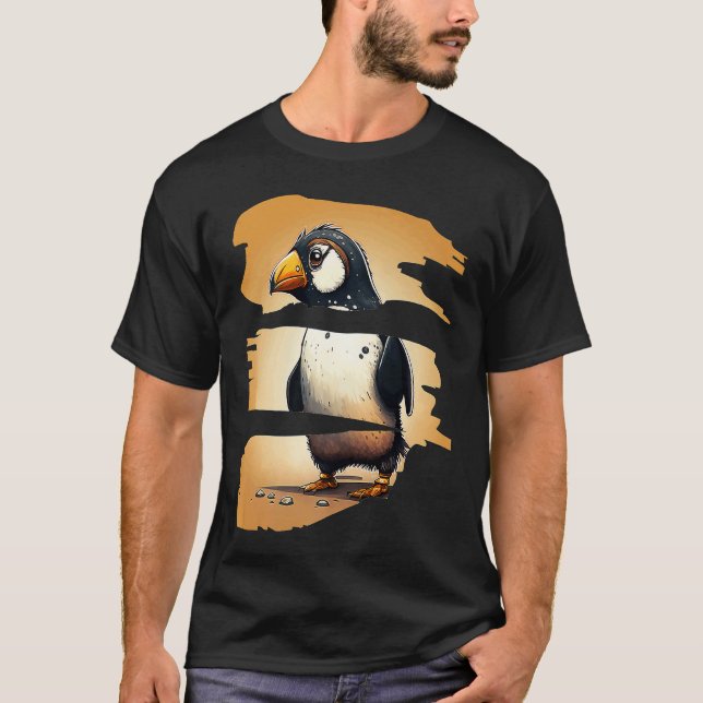 Cute Penguin T Shirt (Framsida)