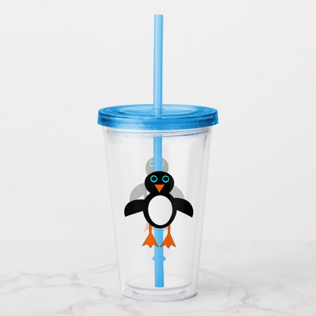 Cute Penguin Take Away Mugg (Framsida)