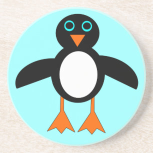 Cute Penguin Underlägg Sandsten