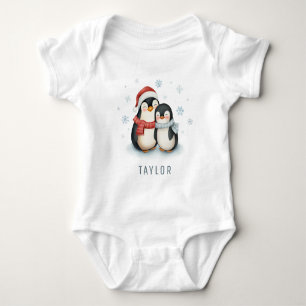Cute Penguin Wintertime-Personlig T Shirt