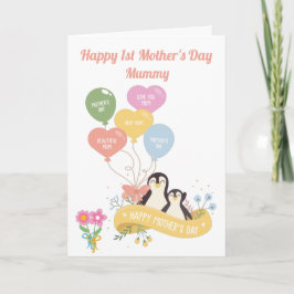 Cute Penguins 1:a Mors dag Kort