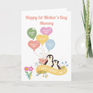 Cute Penguins 1:a Mors dag Kort