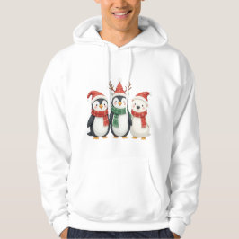 Cute Penguins Design Hoodie