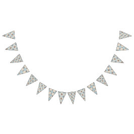 Cute Penguins for Girl Bilingual Grattis på födels Vimplar