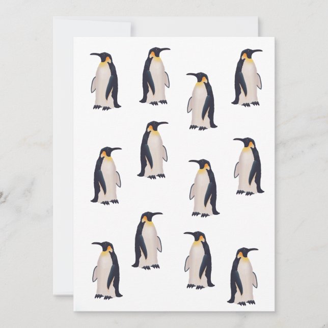 Cute Penguins Mönster (Framsida)