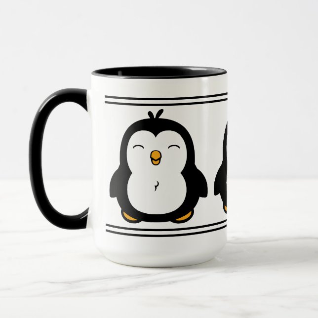 Cute Penguins Mugg (Vänster)