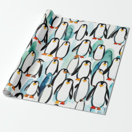 Cute penguins presentidéer Svälla Pappra Presentpapper