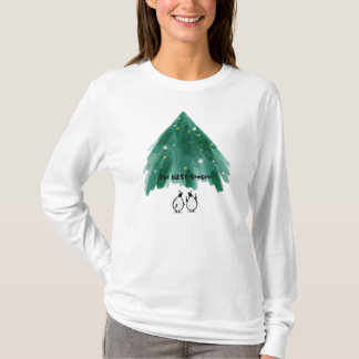 Cute Penguins Under Christmas Tree T Shirt