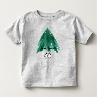 Cute Penguins Under Christmas Tree T Shirt