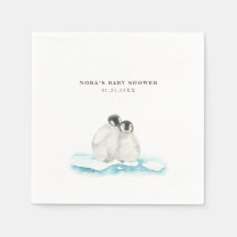 Cute Penguins Winter Arktis