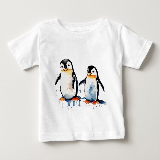 Cute penquins t shirt (Framsida)