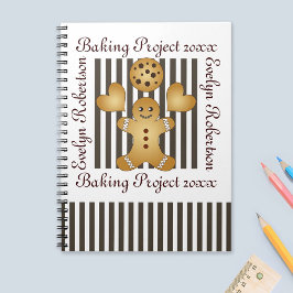Cute Pepparkaksgubbe Cookie Anteckningsbok