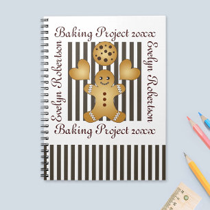 Cute Pepparkaksgubbe Cookie Anteckningsbok