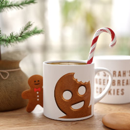 Cute Pepparkaksgubbe Cookie-Helgdag Espressomugg