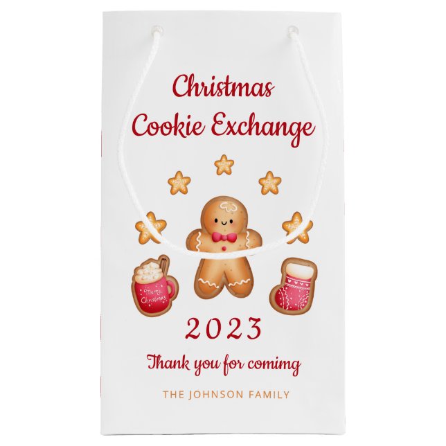 Cute Pepparkaksgubbe - jul - cookie Exchange (Baksidan)