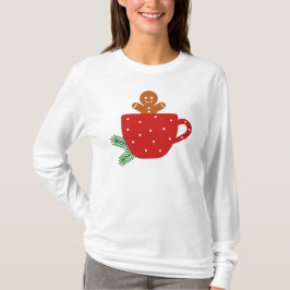 Cute pepparkaksgubbe jul T-Shirt