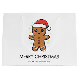 Cute Pepparkaksgubbe med jultomten jul