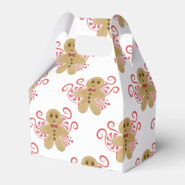 Cute Pepparkaksgubbe & Peppermint Candy-jul Presentaskar