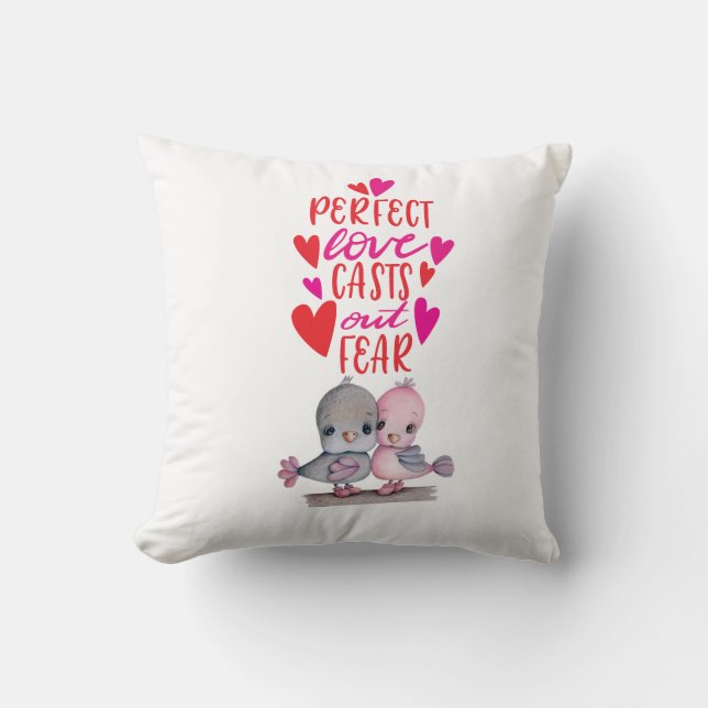 Cute Perfekt-Kärlek-kaster ut i Dekorativ kudde (Framsida)