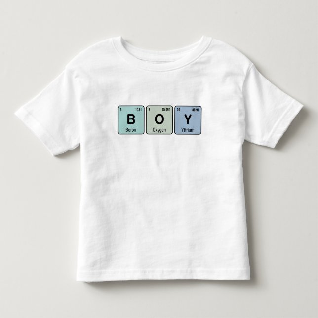 Cute Periodic Bord BOY T Shirt (Framsida)