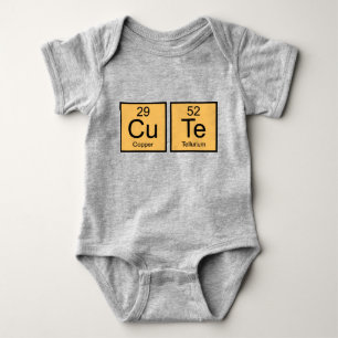 Cute Periodic Inslag T Shirt