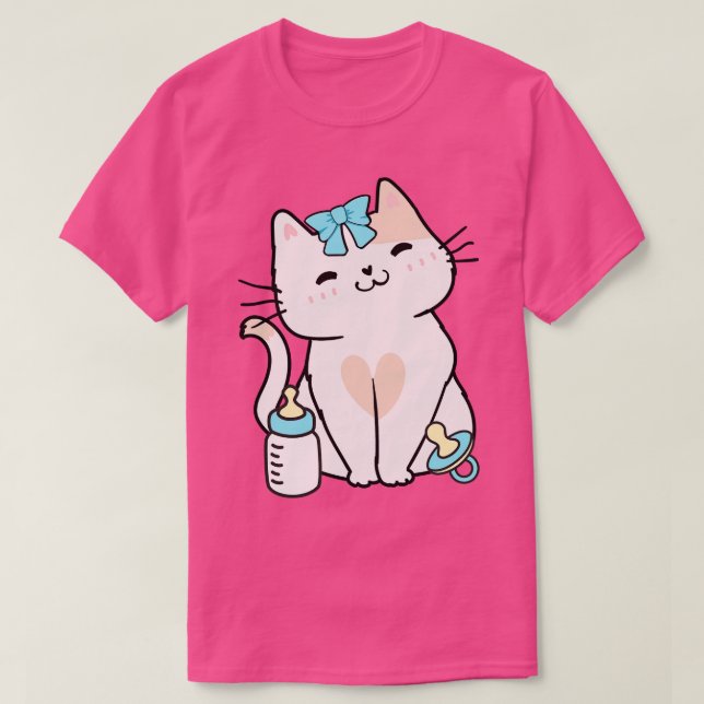 Cute Persian Cat a Ba T Shirt (Design framsida)