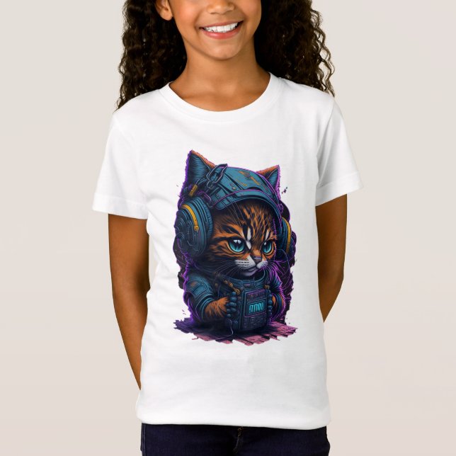 Cute Persian Kitten leker med TNT T Shirt (Framsida)