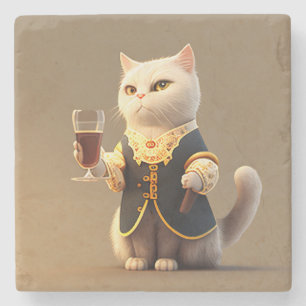 Cute Personal cat servant, lustig serant Kitten Stenunderlägg