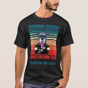 Cute Personal Stalker Jack Russell Terrier Hund Eg T Shirt