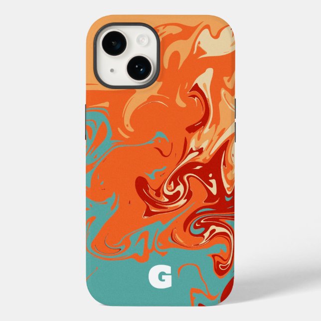 Cute Personalize Pastel Marbel (Baksida)