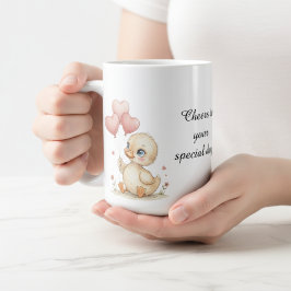 Cute Personalized Duckling Mug Kaffemugg